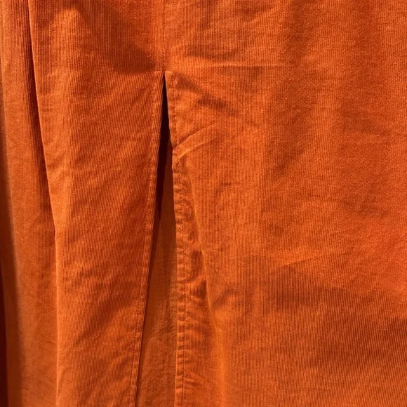 House of Harlow Orange Corduroy Women's Skirt - Picture 4 of 5